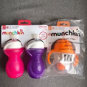 Munchkin Click Lock Sippy Cup & Straw Cup